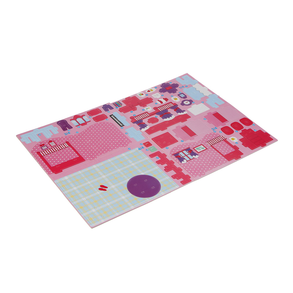 ХОББИХИТ Набор для творчества "Комната", EPS, бумага, 21х14,5см, 4 дизайна, арт.№ 287-449