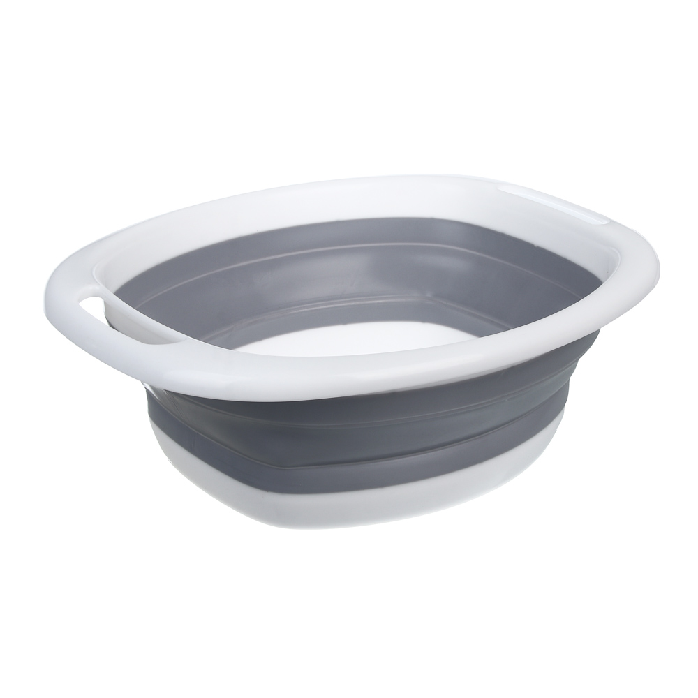 Таз складной тм VETTA, 4,5 литра, 36х30х11,5 см, полипропилен, тпр, арт.№ 407-116