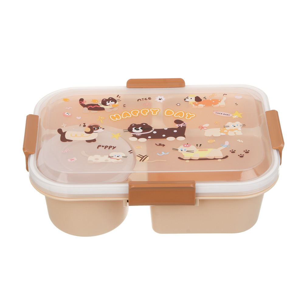 Ланчбокc тм VETTA Собачки 22.5*16*7.5см, арт.№ 829-242
