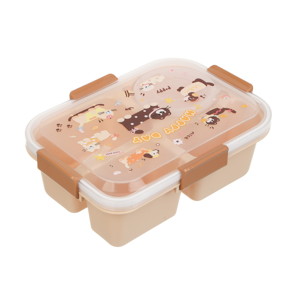 Ланчбокc тм VETTA Собачки 22.5*16*7.5см, арт.№ 829-242