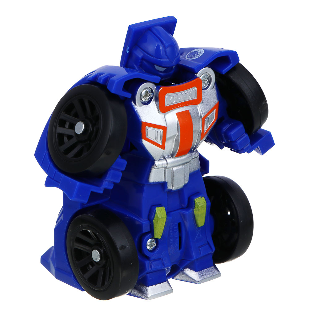 ИГРОЛЕНД Робот маленький, трансформируется в машину, ABS, 20х4,5х13, 4 диз., арт.№ 296-121