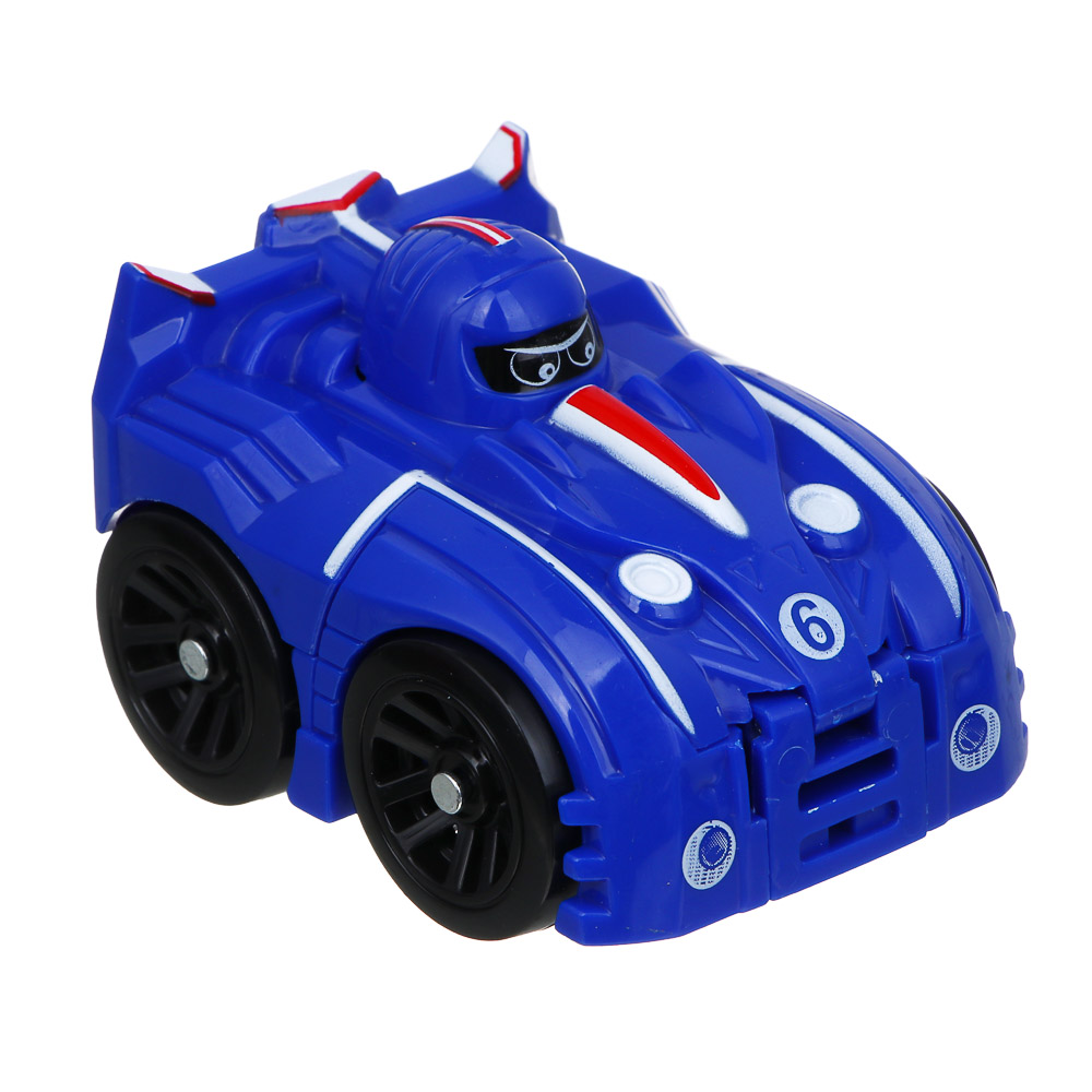 ИГРОЛЕНД Робот маленький, трансформируется в машину, ABS, 20х4,5х13, 4 диз., арт.№ 296-121