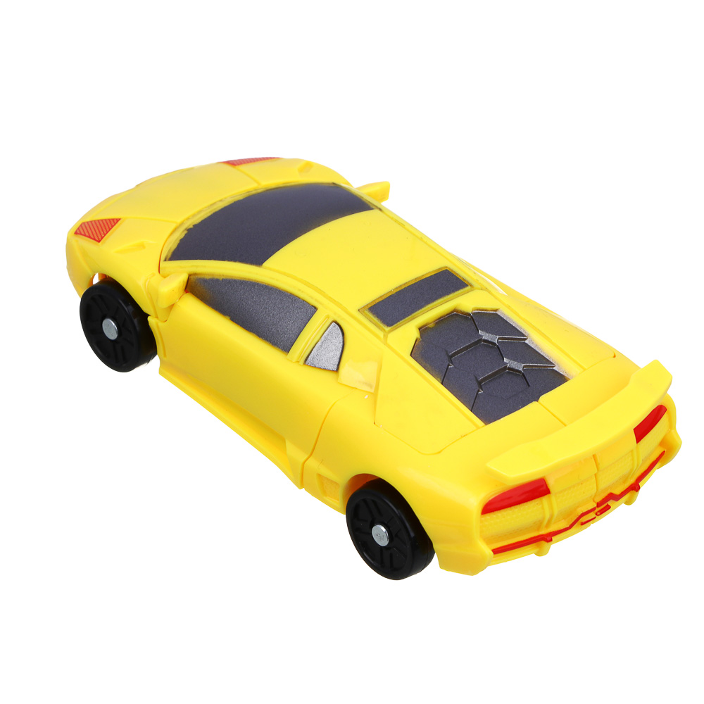 ИГРОЛЕНД Робот трансформирующийся "Герой города", высота 11 см,  ABS, 10,5х3,7х19 см, 4 дизайна, арт.№ 296-122