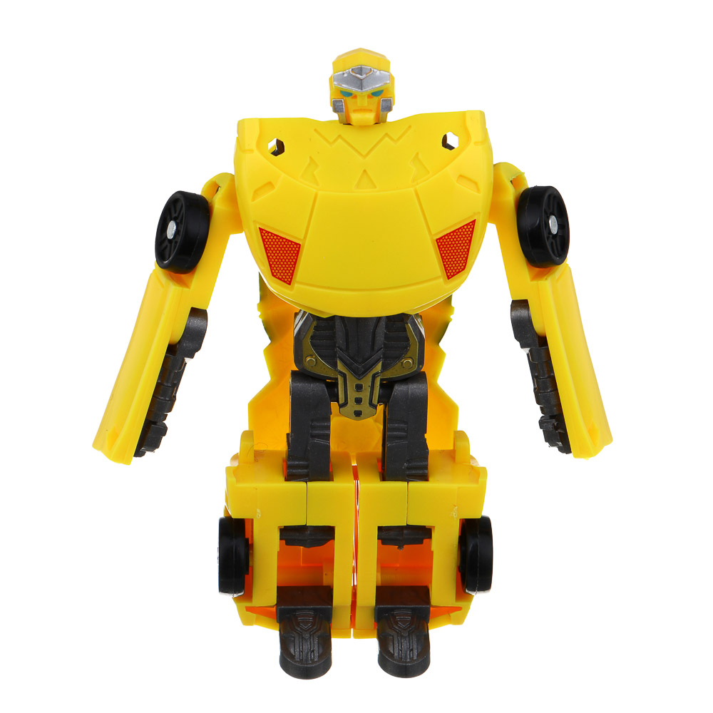 ИГРОЛЕНД Робот трансформирующийся "Герой города", высота 11 см,  ABS, 10,5х3,7х19 см, 4 дизайна, арт.№ 296-122