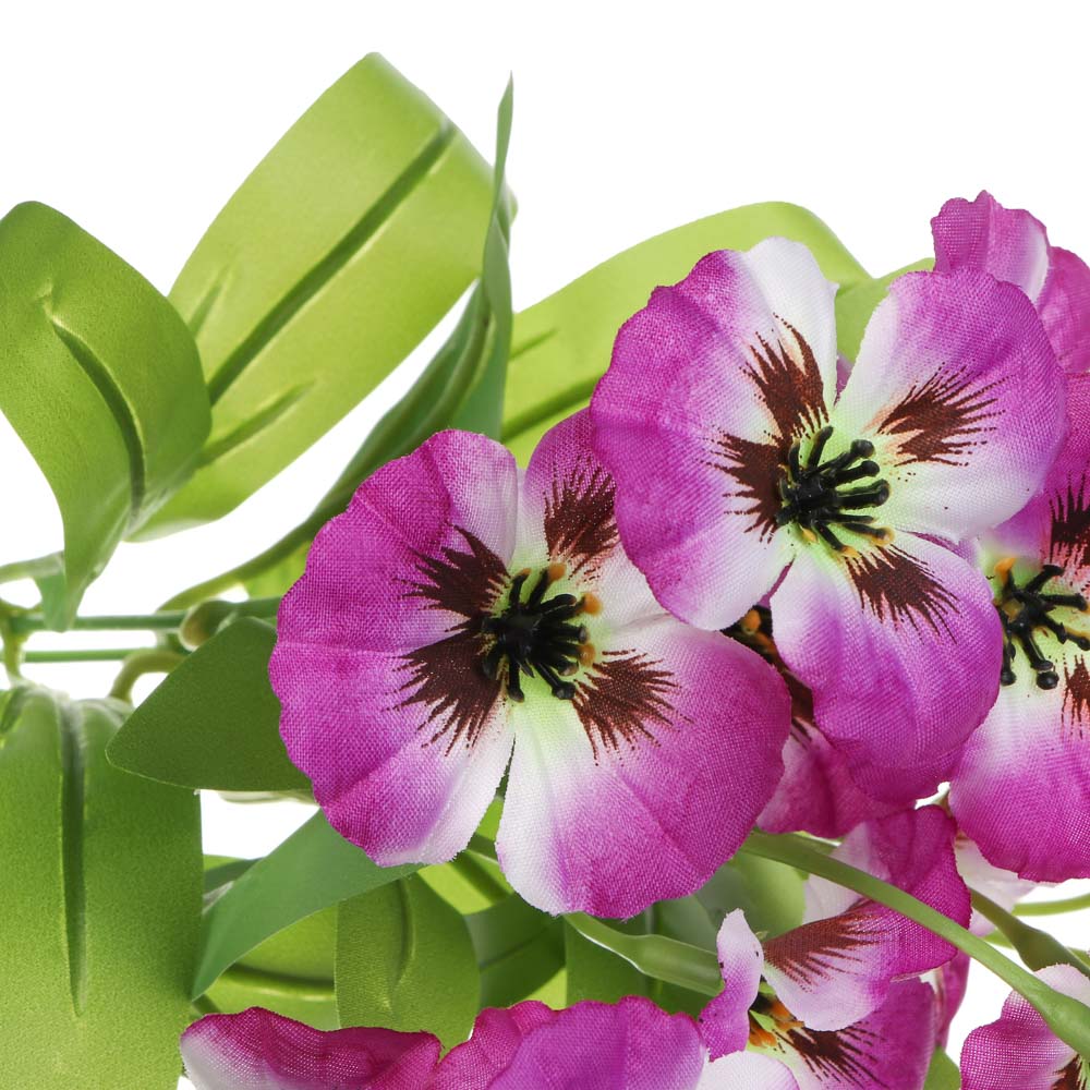 Букет искусственных цветов тм LADECOR фиалки 31 см, арт.№ 001-003