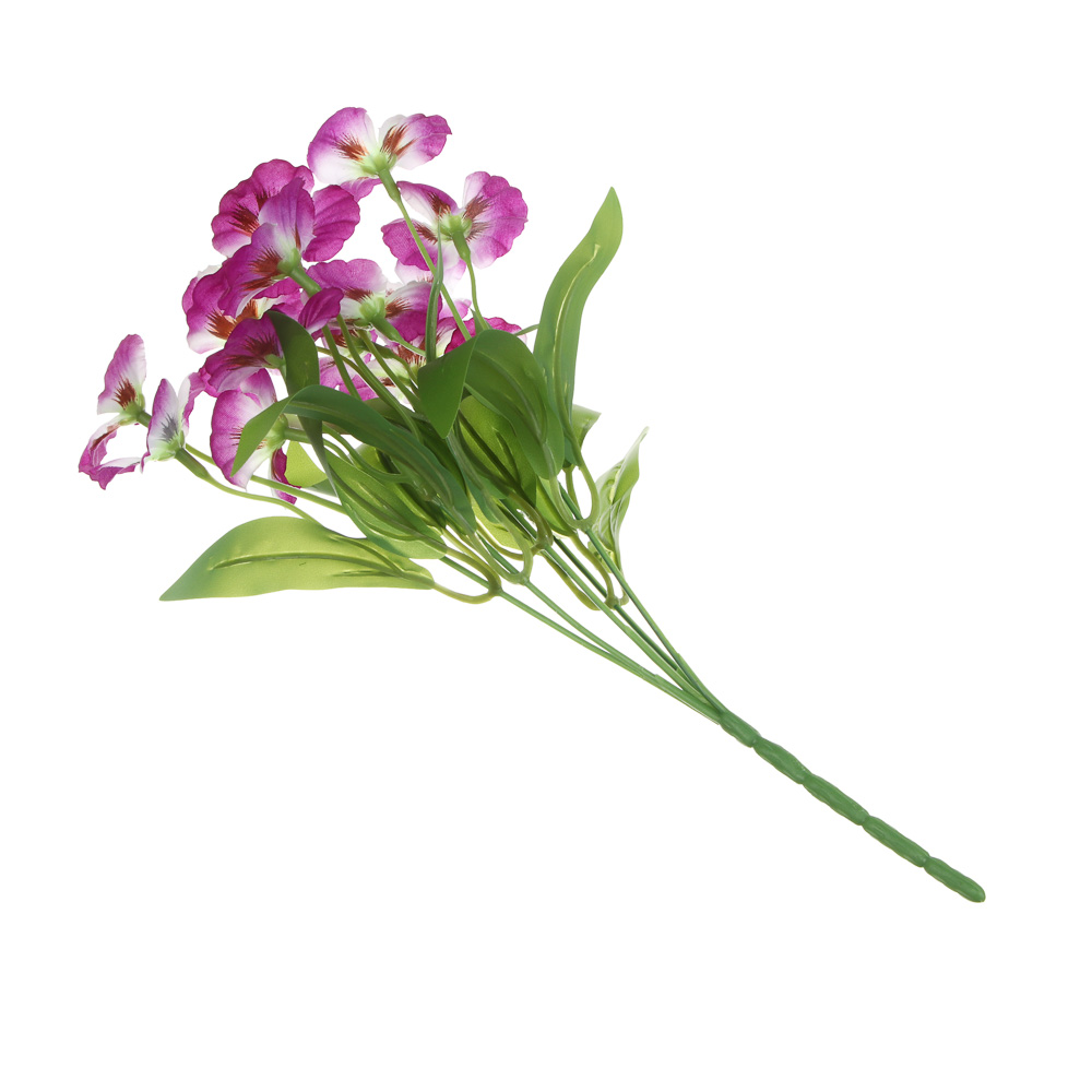 Букет искусственных цветов тм LADECOR фиалки 31 см, арт.№ 001-003