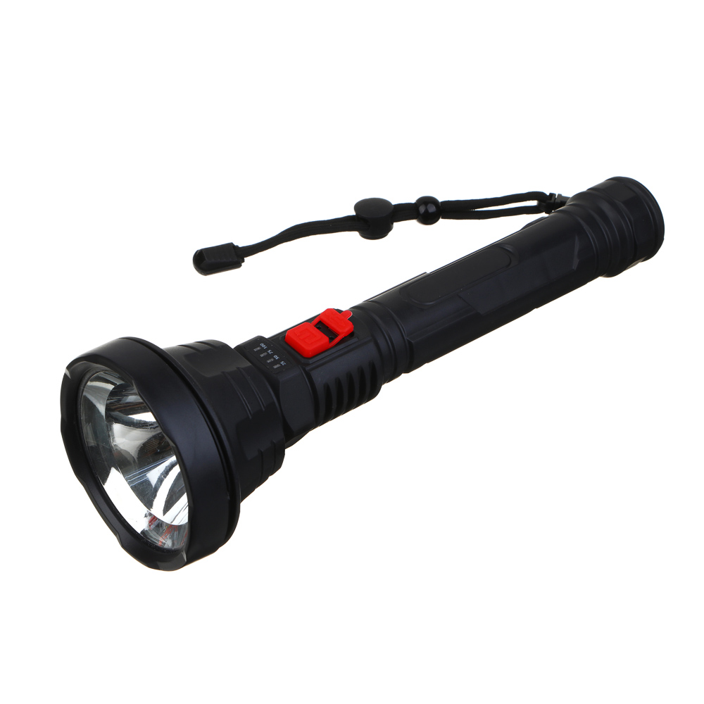 ЕРМАК Фонарь ручной аккумуляторный, 1 LED, 3 режима, 800мАч, 25,5х8см, арт.№ 224-075