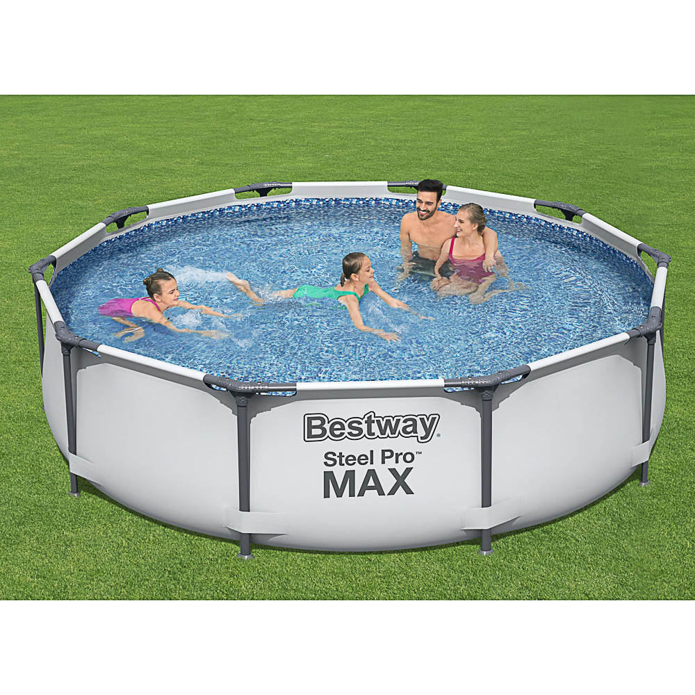 BESTWAY Бассейн каркасный Steel Pro Max, сталь, ПВХ, 305х76см, 4678л, 56406, арт.№ 107-239