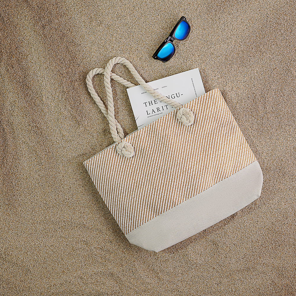 ЮL Сумка пляжная 44х33х11 см, 100% полиэстер, 3 цвета, арт.№ 337-048