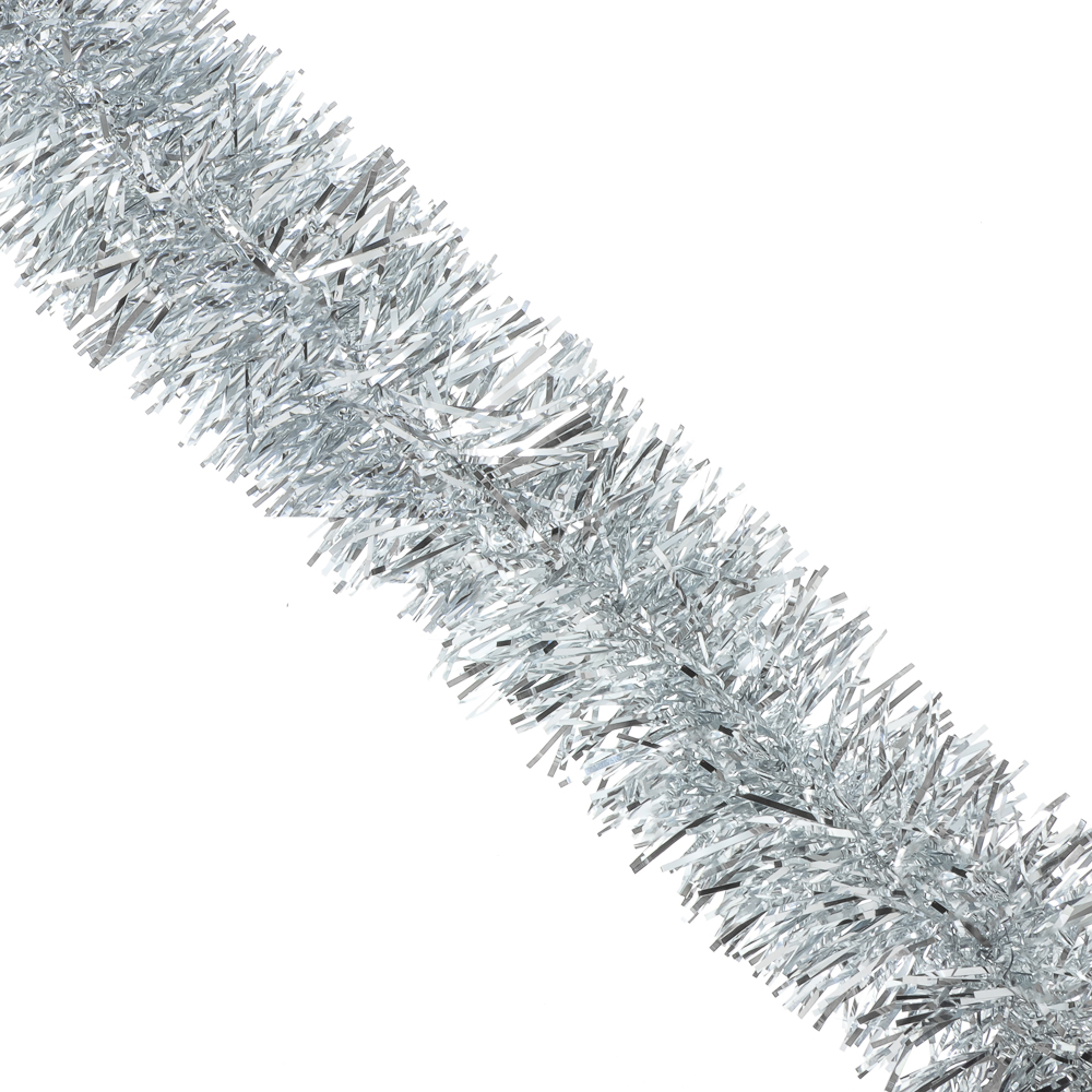 СНОУ БУМ Мишура 5x200см, ПЭТ, серебро, 26-316, арт.№ 377-619