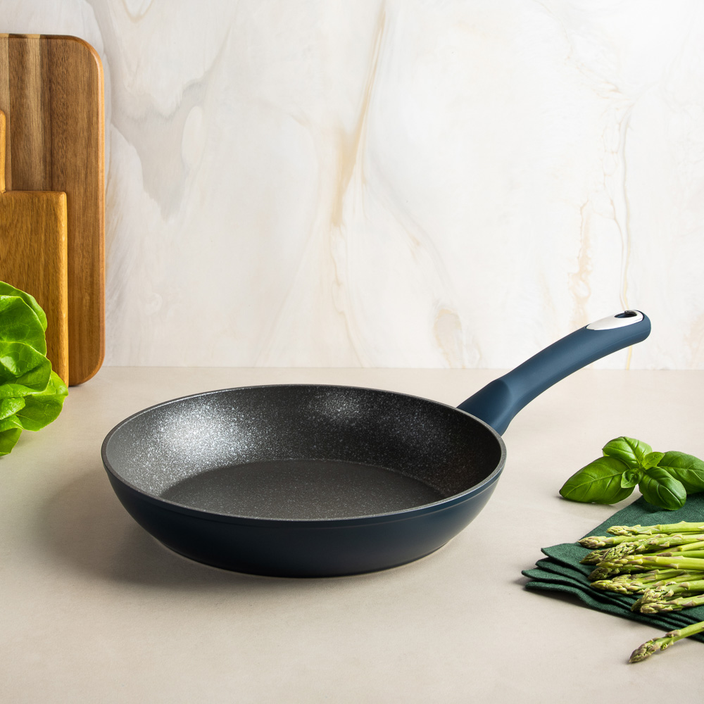 SATOSHI Ривьера Сковорода литая d26см, антипригарное покрытие мрамор, индукция, арт.№ 846-725