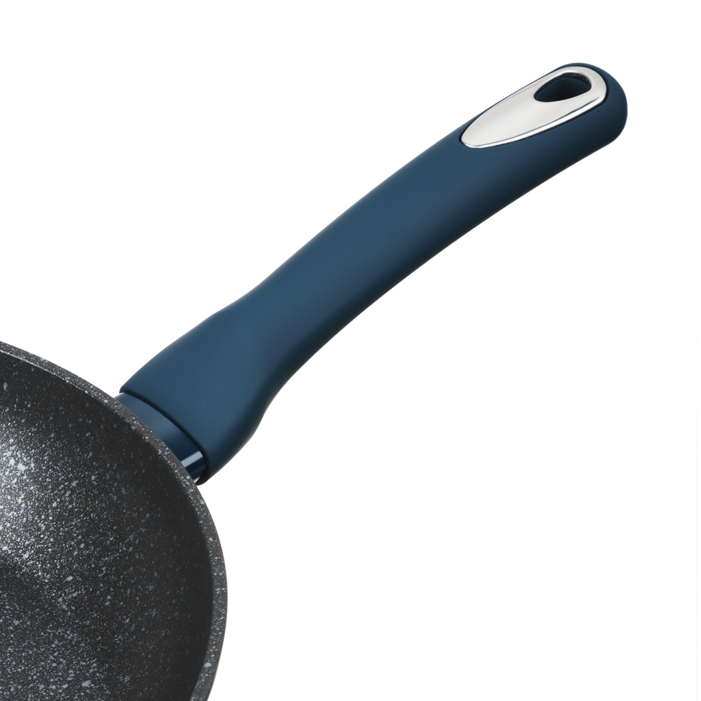 SATOSHI Ривьера Сковорода литая d28см, антипригарное покрытие мрамор, индукция, арт.№ 846-726