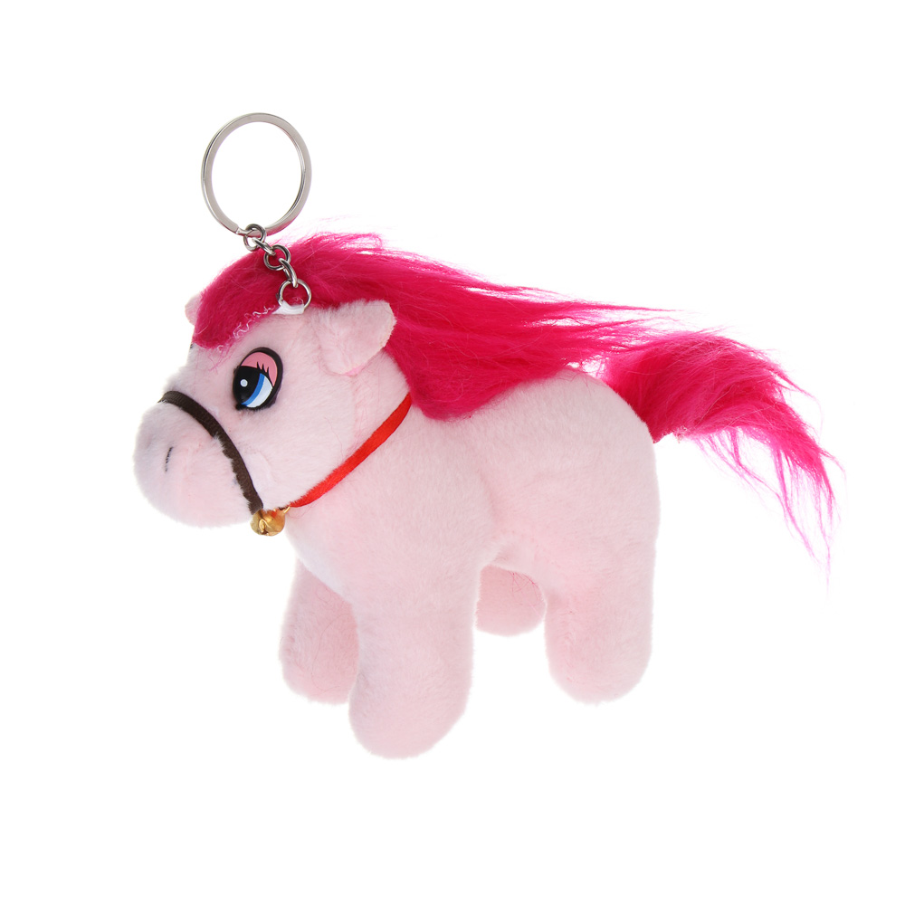 СНОУ БУМ Мягкий сувенир Лошадка 13x14x5 см, полиэстер, 3 дизайна, арт.№ 394-558