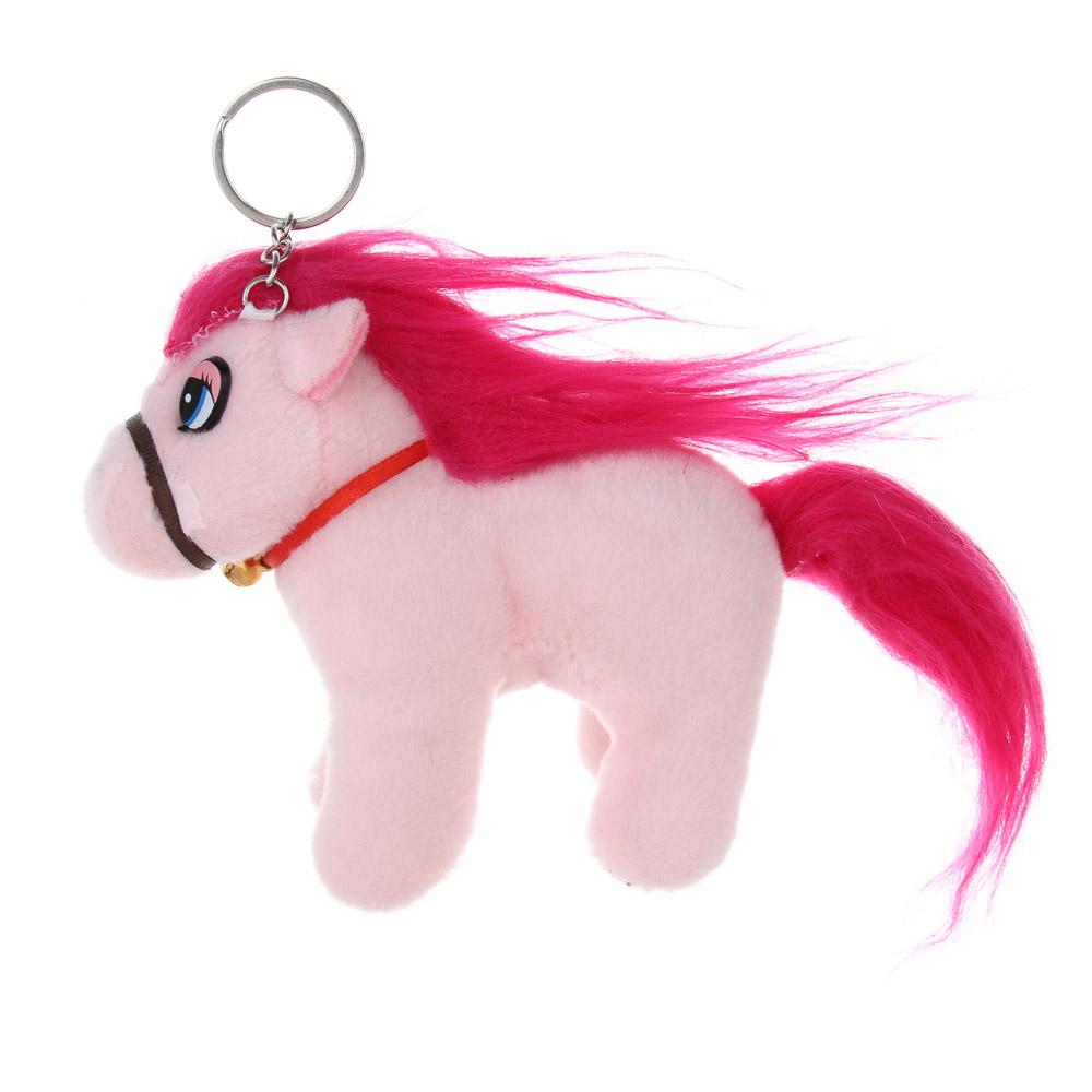 СНОУ БУМ Мягкий сувенир Лошадка 13x14x5 см, полиэстер, 3 дизайна, арт.№ 394-558