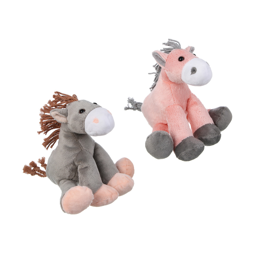 СНОУ БУМ Мягкий сувенир Лошадка 20x11x18 см, полиэстер, арт.№ 394-562