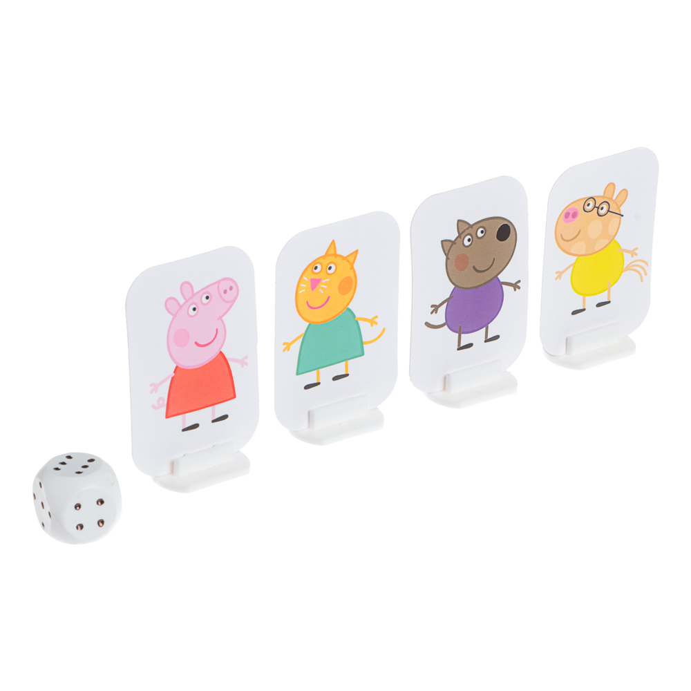 Свинка Пеппа Настольная игра, Карусель-лото+пазл 16 элементов, 21,5x6x21,5 см, арт.№ 285-256