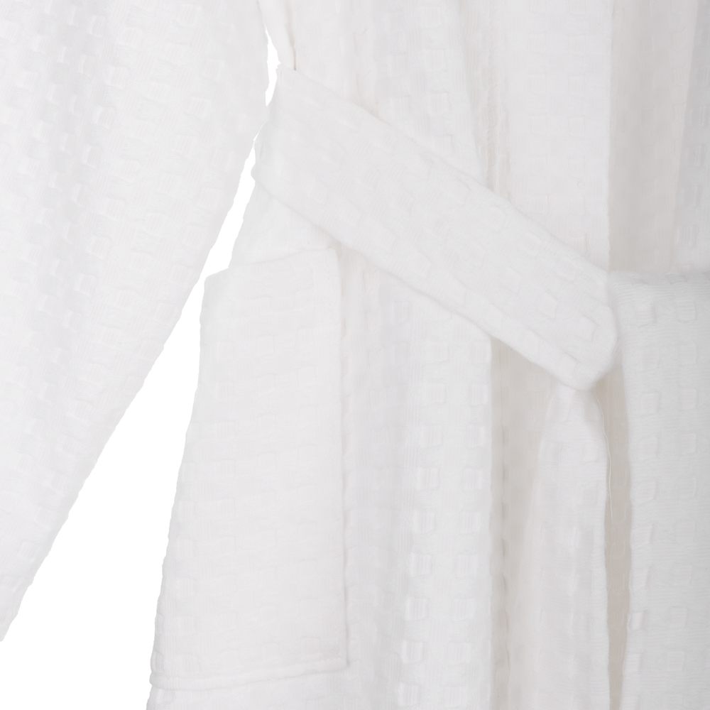 Халат вафельный one size PROVANCE Монблан, 100% хлопок, 300 г/м2, белый, арт.№ 484-200