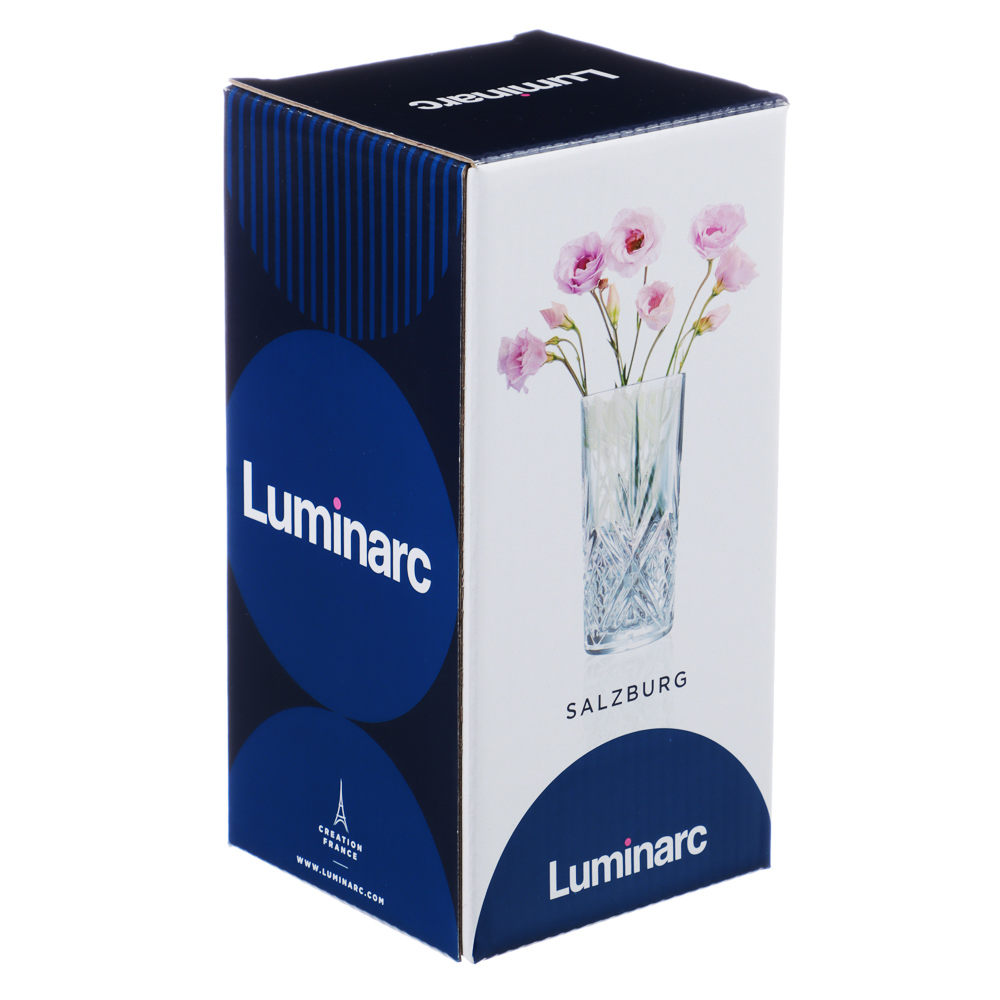 LUMINARC Мини ваза H-16,5см D-8см Зальцбург, арт.№ 877-646
