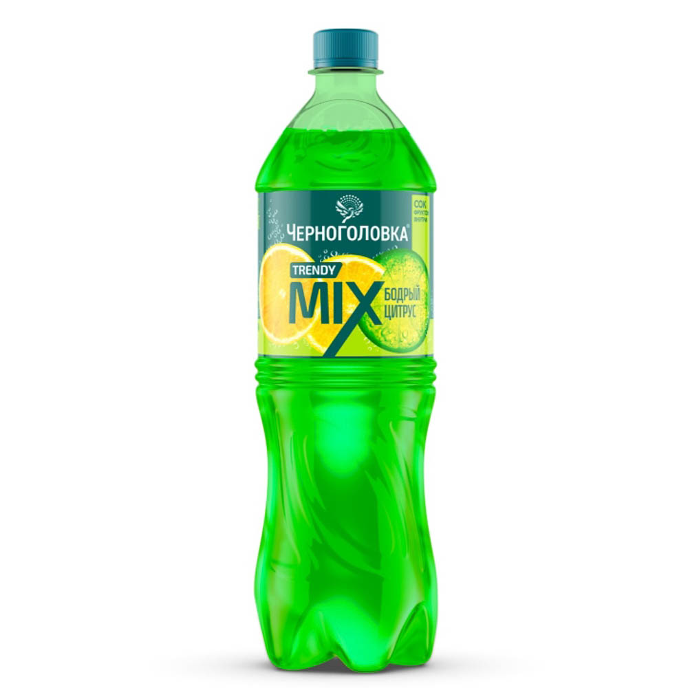 Лимонад ЧЕРНОГОЛОВКА Лимон-лайм-лемонграсс 1 л, арт.№ 201-412