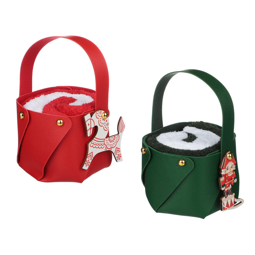 PROVANCE Щелкунчик Комплект салфеток 2шт в сумке, 30х30см, 85% полиэстер, 15% полиамид, 2 дизайна, арт.№ 492-299