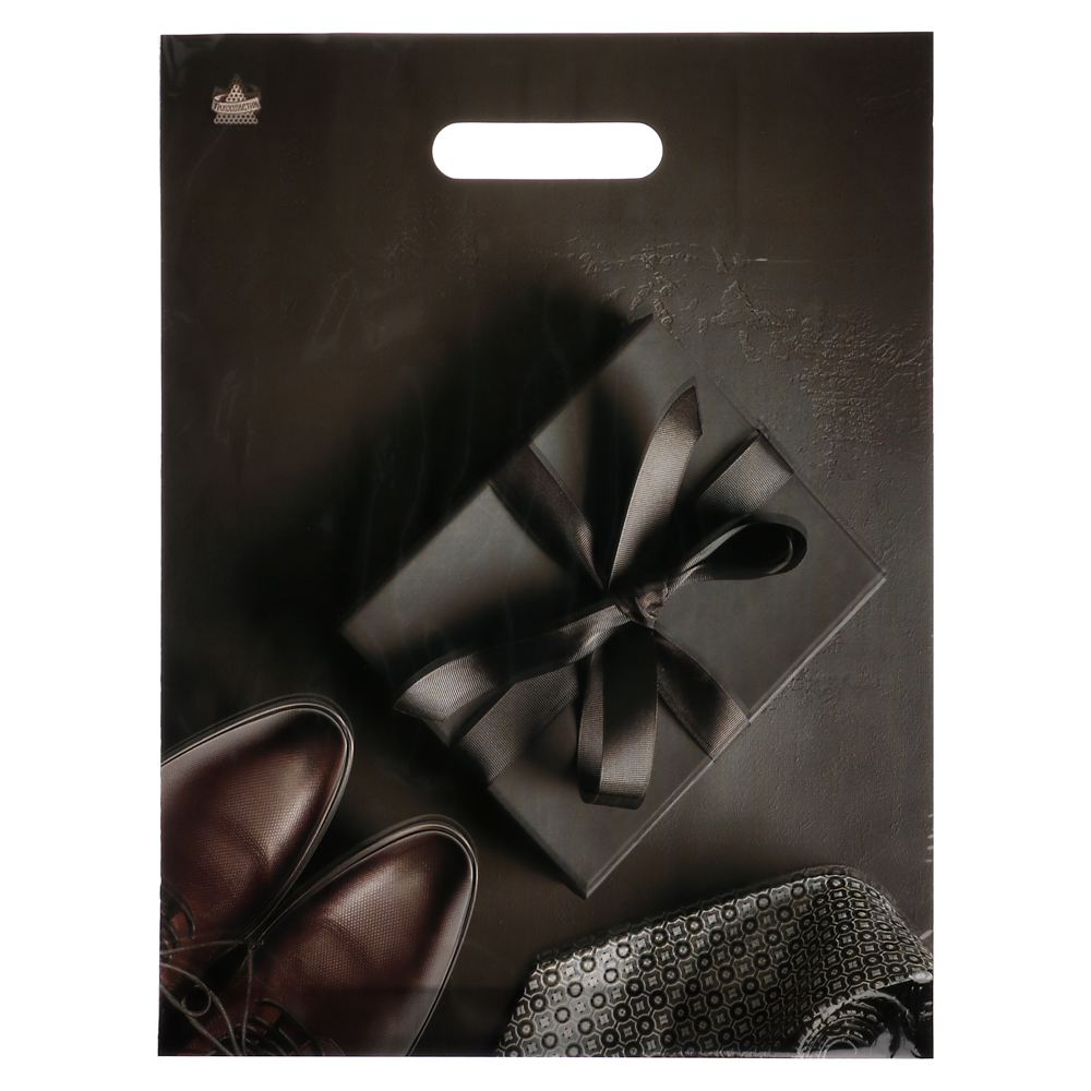 Пакет Мужской фасон-пакет вырубной, 40х31см, 60 мкм, ламинат, арт.№ 568-239