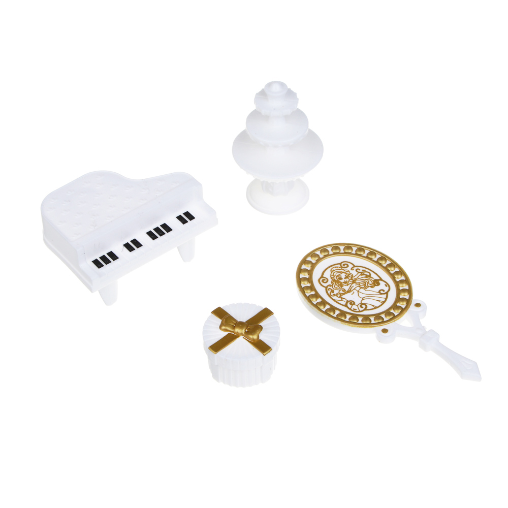 ИГРОЛЕНД Набор мебели с каретой и куклой "МиниМир", ABS, 22х6,8х21 см, 2 вида, арт.№ 278-130