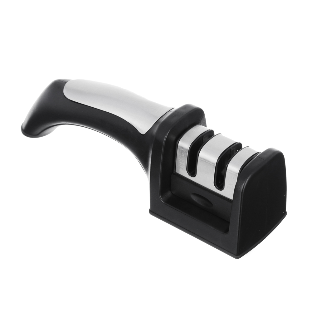 Ножеточка универсальная для черновой и финальной заточки 19х5х6см, нерж.сталь, полипропилен, арт.№ 884-023