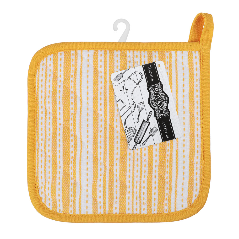 PROVANCE Люмен Прихватка 20х20см, 100% хлопок, 2 дизайна, арт.№ 493-163