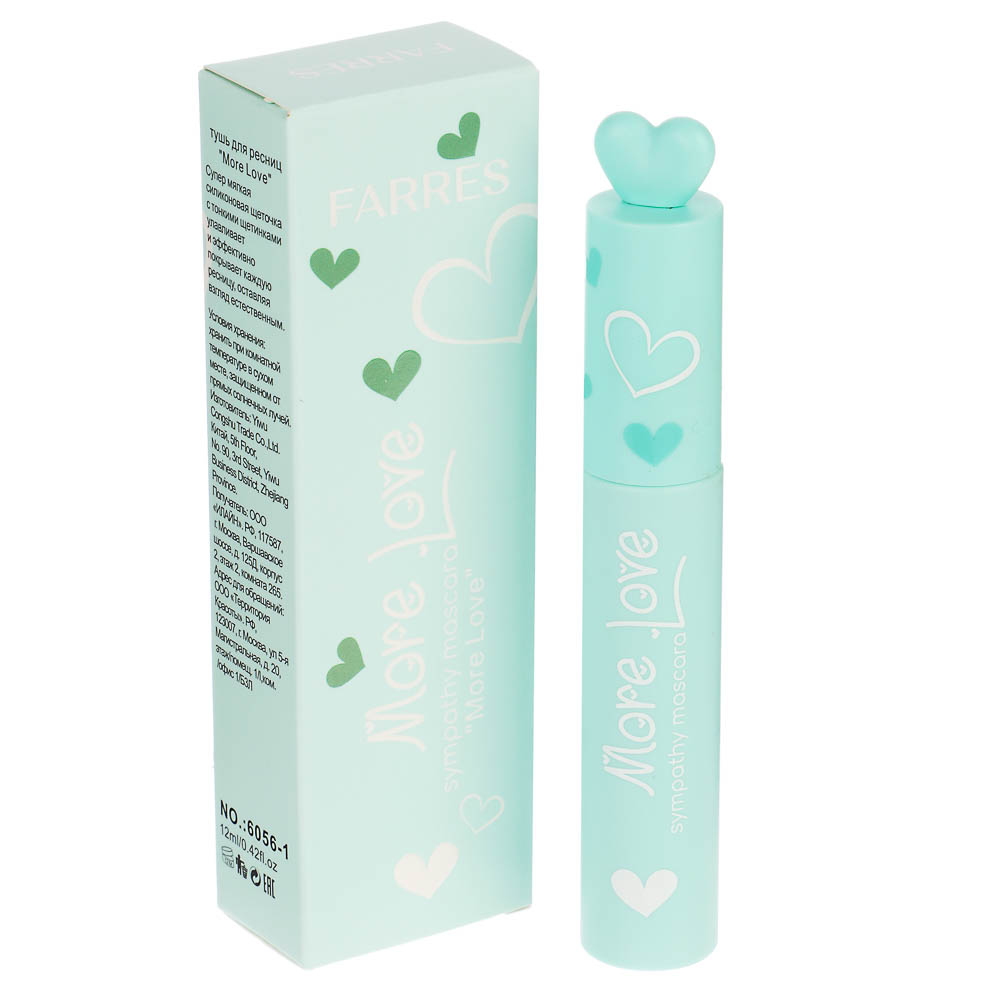 Тушь для ресниц More Love, тм Farres, 12 мл — купить в МПР Тушь для ресниц More Love, тм Farres, 12 мл, арт.№ 330-611