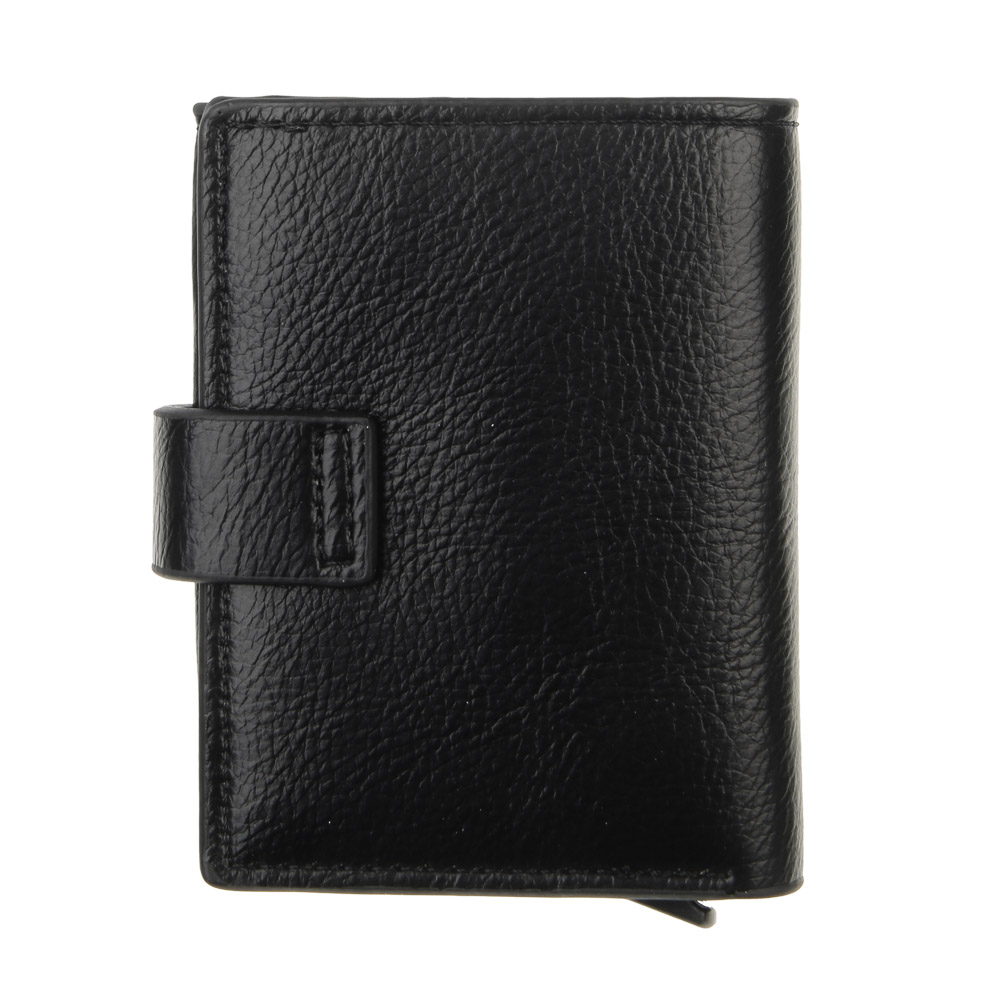 ЮL Даркус Набор портмоне с жестким картхолдером и обложка для паспорта, полиуретан, черный, КЖ24-46, арт.№ 303-056