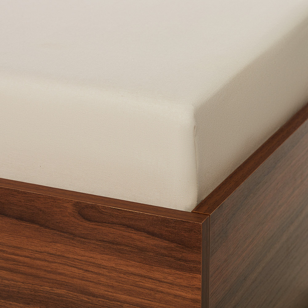 PROVANCE Простыня на резинке 180х200х20см, 100% хлопок, бязь, бежевый, арт.№ 432-140