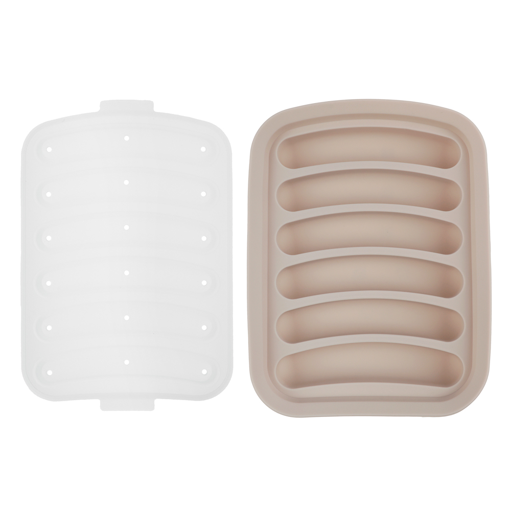 VETTA Форма для выпечки с крышкой 17х13см для сосисок, колбасок, кебабов, силикон, арт.№ 856-191