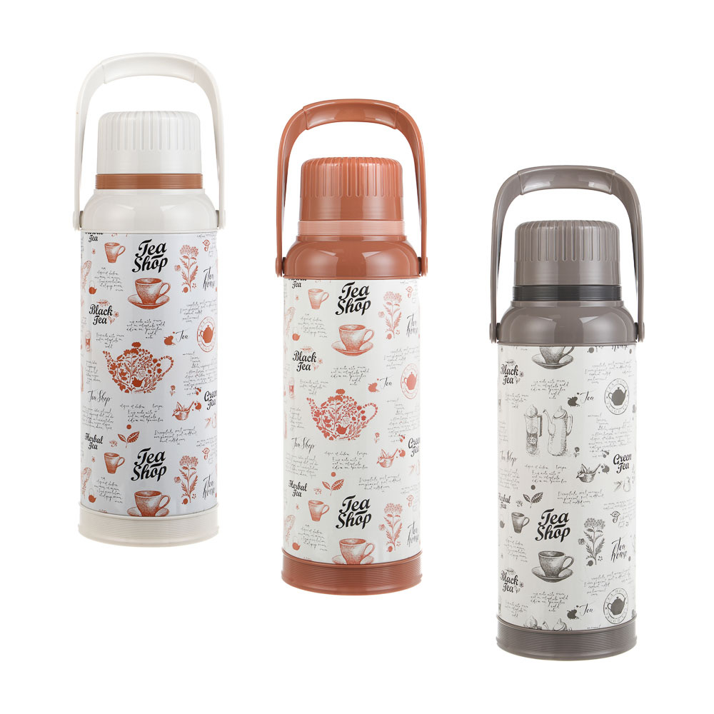 Термос тм SATOSHI стеклянная колба, 2л, 3 цвета, арт.№ 841-923