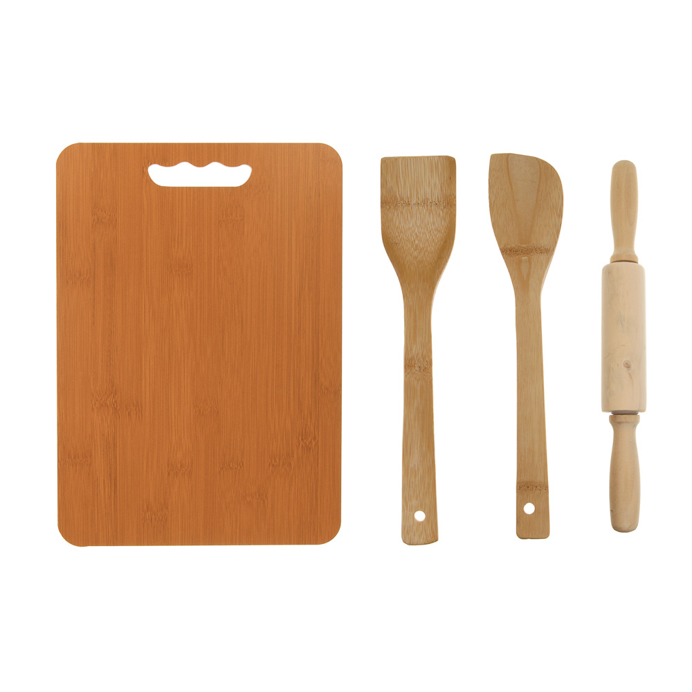 Набор доска и кухонные аксессуары тм VETTA, бамбук, арт.№ 883-111