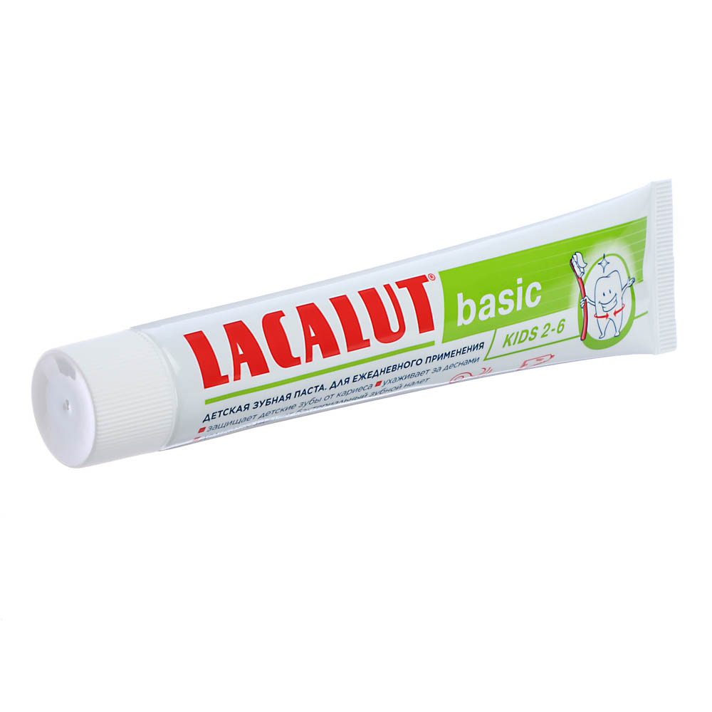 Зубная паста детская LACALUT Basic Kids, 60 г, арт.№ 929-020