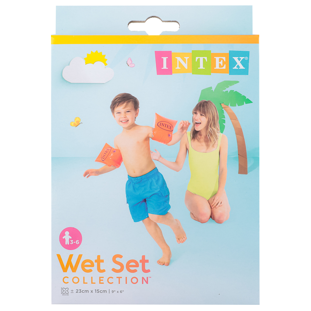 INTEX Нарукавники DELUXE, для 3-6 лет, 23x15см, 58642, 58642EU, арт.№ 359-220