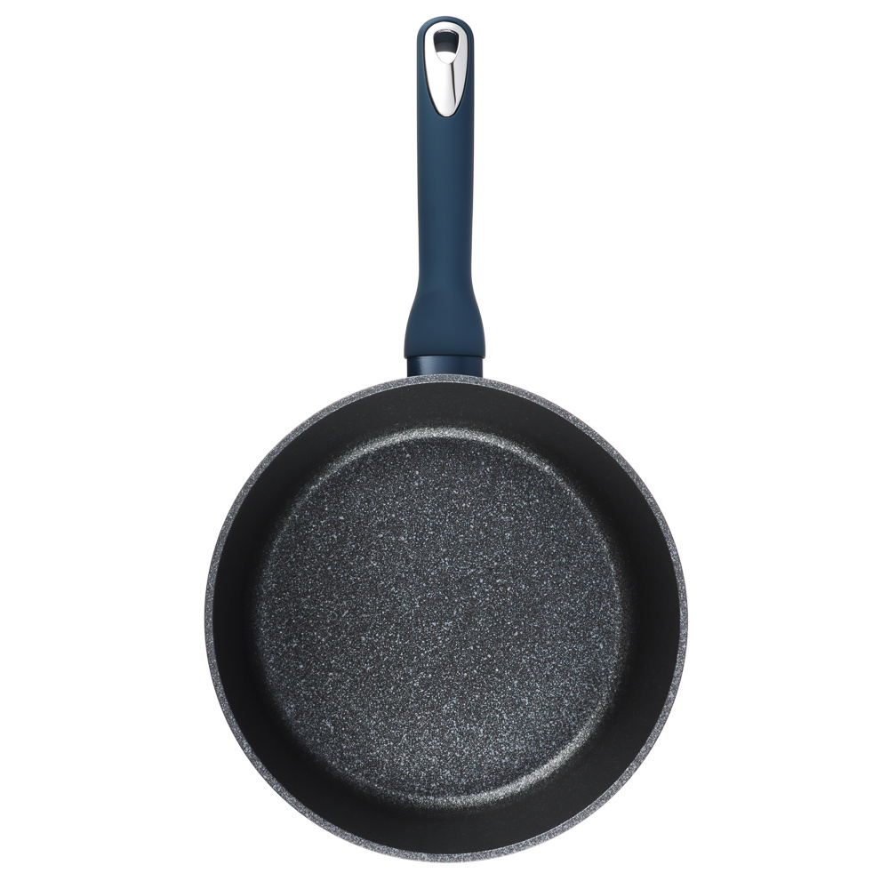 SATOSHI Ривьера Сковорода литая глубокая d24см, антипригарное покрытие мрамор, индукция, арт.№ 846-727