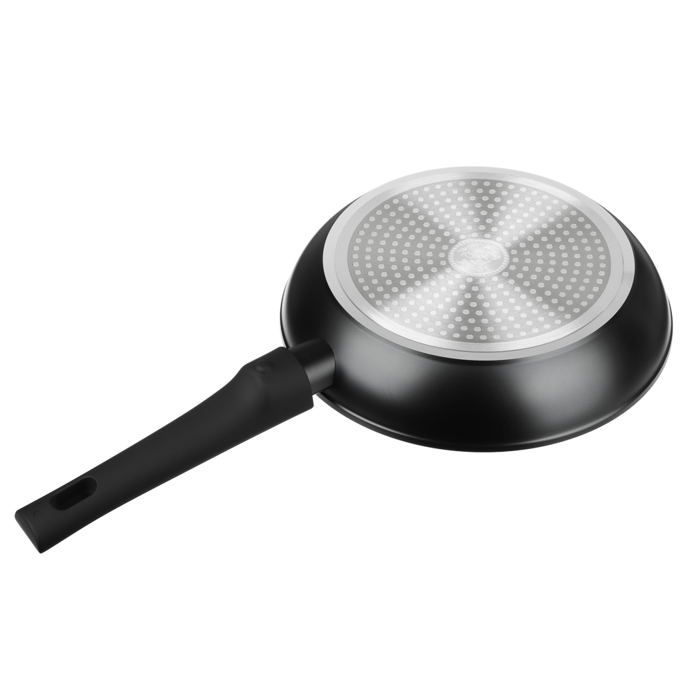 SATOSHI Оникс Сковорода литая d24см, антипригарное покрытие "мрамор", съемная ручка, индукция, арт.№ 846-729