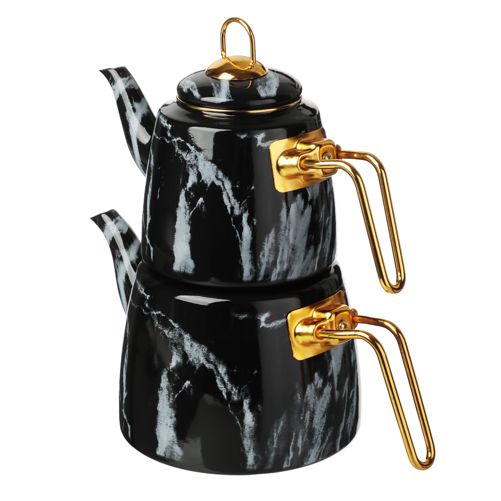 VETTA Чайник двухъярусный эмалированный, 1,5л; 2,1л, арт.№ 894-555