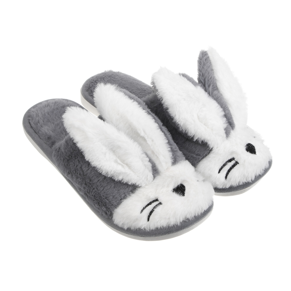 Обувь домашняя с ушками, размер 40-41, разноцветная, #2, арт.№ 299-253