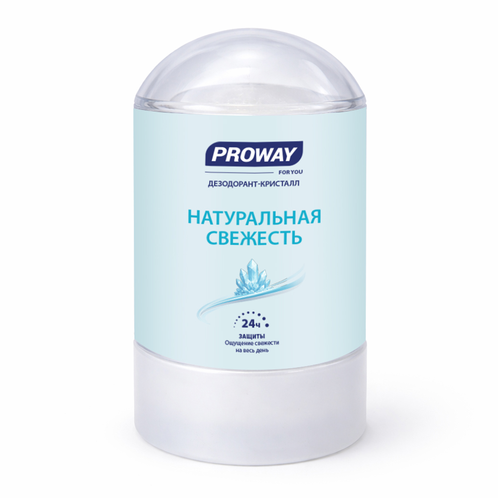 Дезодорант-кристалл тм PROWAY натуральный, 60г, арт.№ 976-069