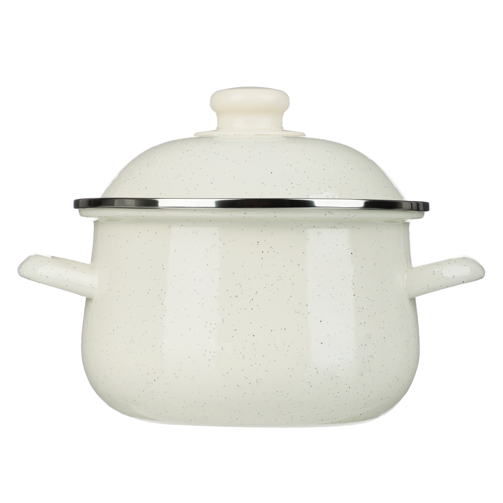 Кастрюля эмалированная VETTA Айвори, 18см, 2л, индукция — купить в МПР Кастрюля эмалированная VETTA Айвори, 18см, 2л, индукция, арт.№ 894-566