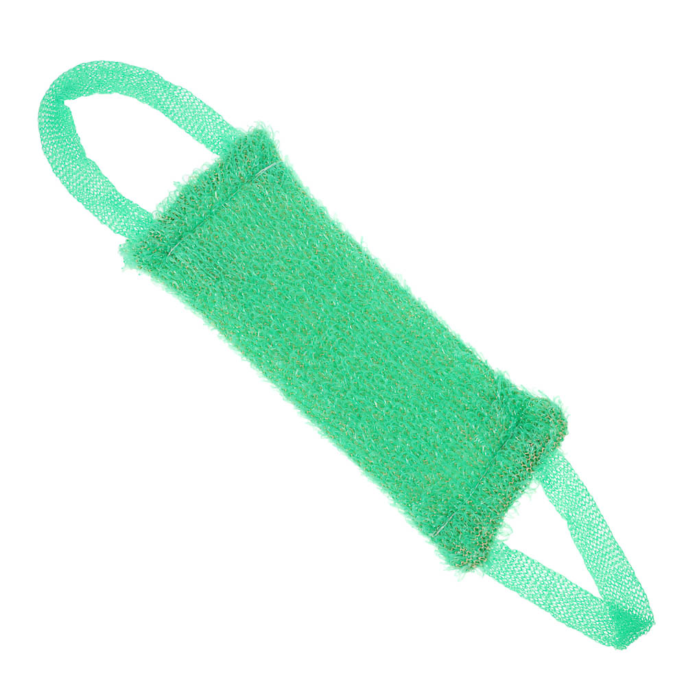 Мочалка банная с ручками эконом, ПП нить, 36х10см, арт.№ 361-096