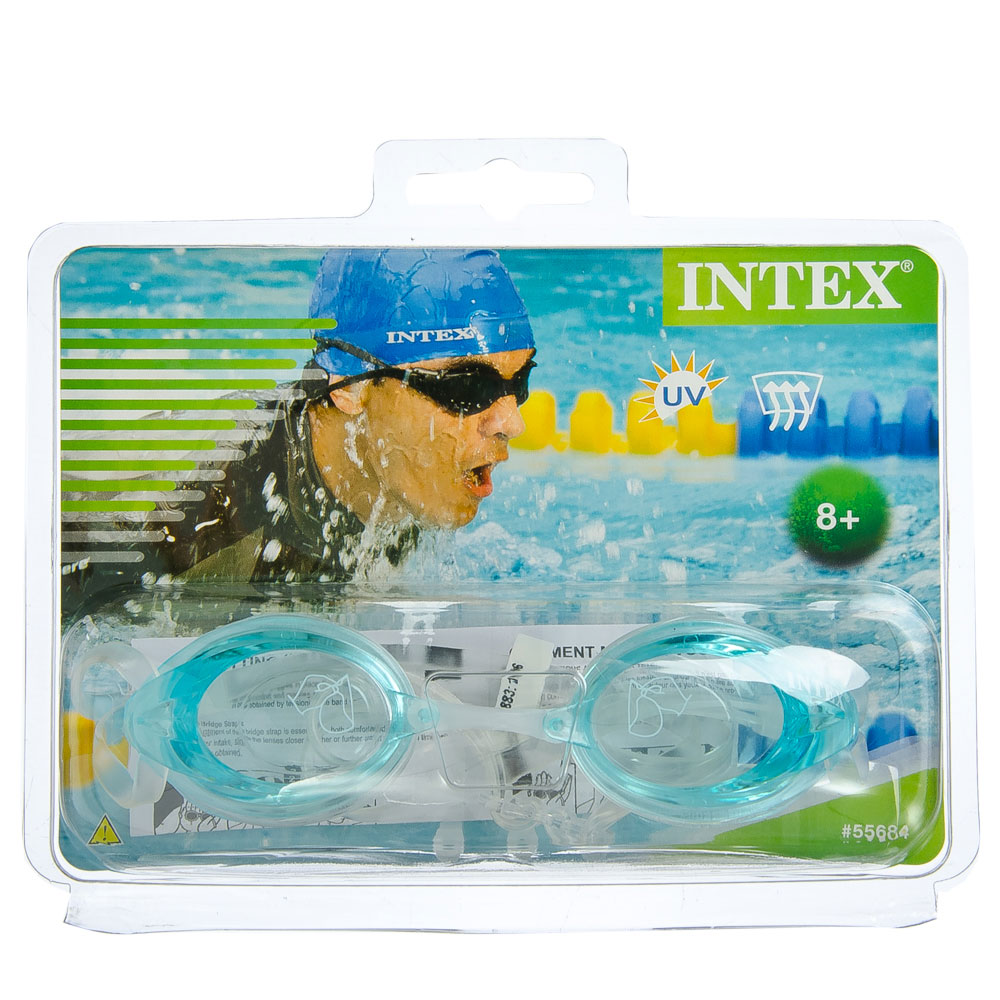 INTEX Очки для плавания Sport Relay, 3 цвета, от 8 лет, 55684, арт.№ 359-174