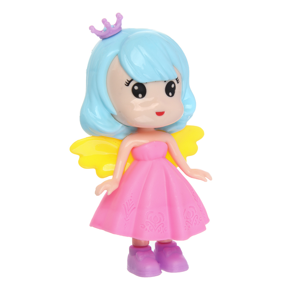 ИГРОЛЕНД Кукла с аксессуарами для игры в пакете, ABS, PP, 14х3х19 см, 4 дизайна, арт.№ 436-185