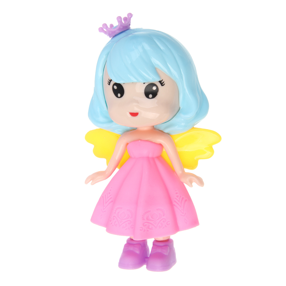 ИГРОЛЕНД Кукла с аксессуарами для игры в пакете, ABS, PP, 14х3х19 см, 4 дизайна, арт.№ 436-185