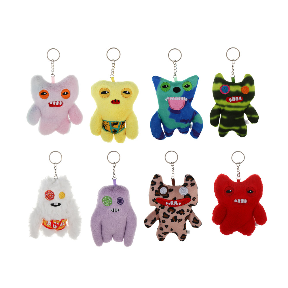 ИГРОЛЕНД Брелок-подвес мягкий "Улыбака", 10-15 см, полиэстер, металл, микс, арт.№ 264-508