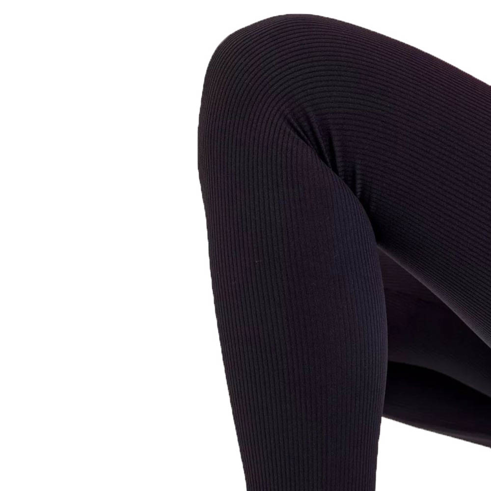 GALANTE Flexara Легинсы утепленные в рубчик 2800D, 90% полиэстер, 10% спандекс, L/XL, черный, арт.№ 048-136