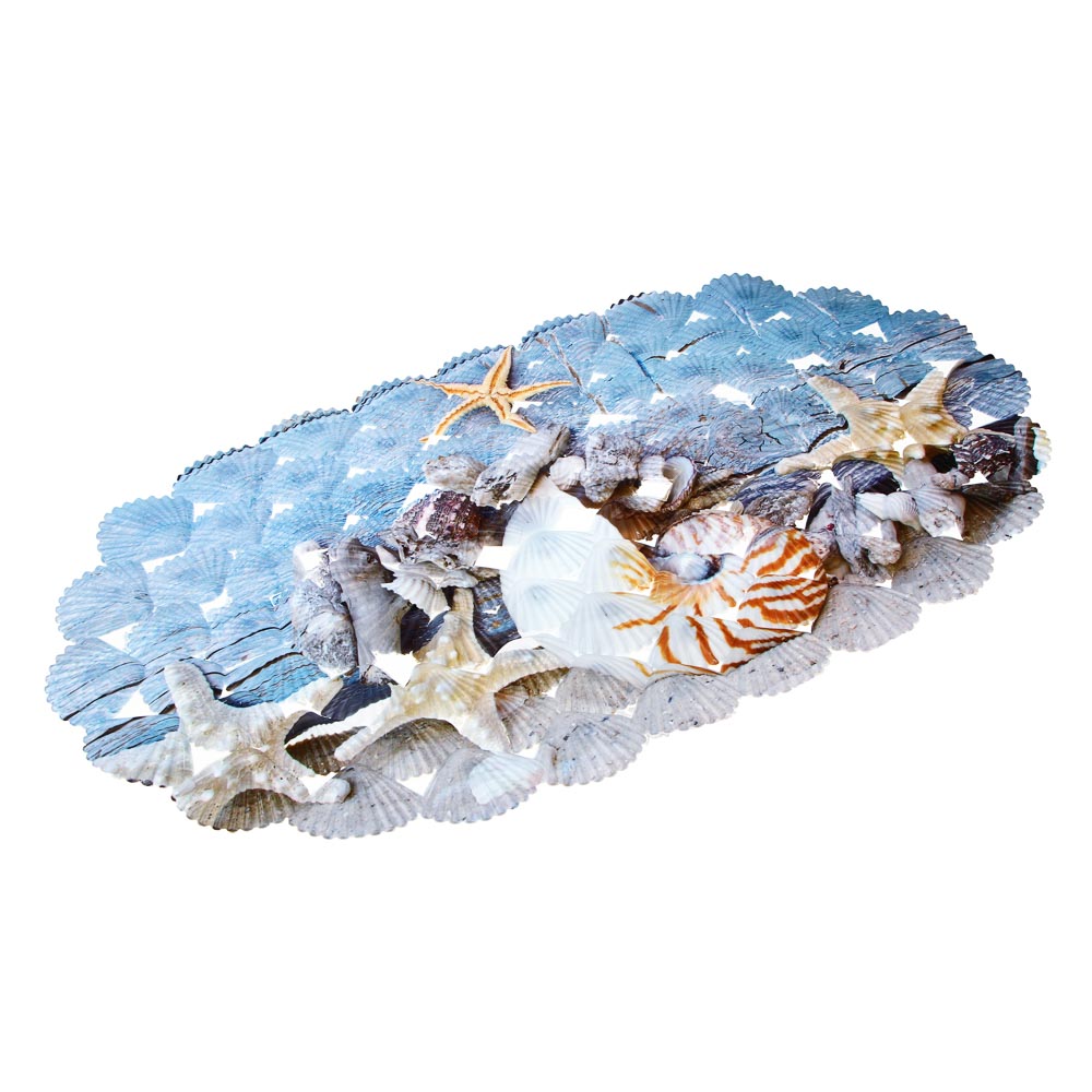 Коврик противоскользящий тм VETTA Парадиз, ПВХ, 66x38 см, 2 дизайна, арт.№ 403-096