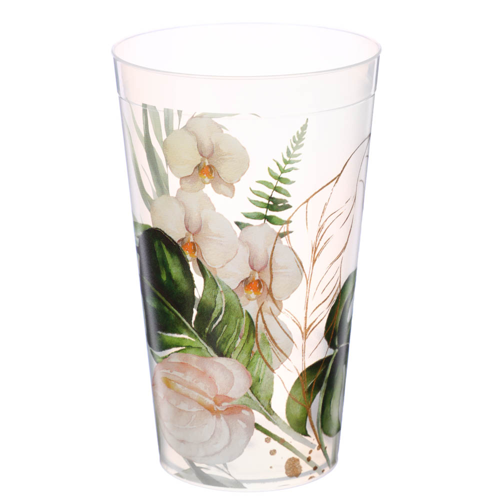 Стакан 0,4л, Флориана, пластик, арт.№ 861-418